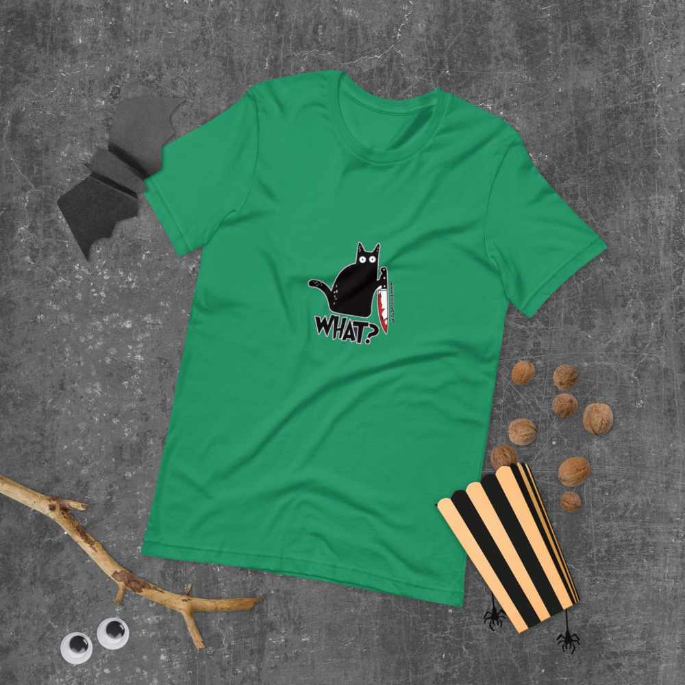 T-shirt unissex com mangas curtas - What - Image 21