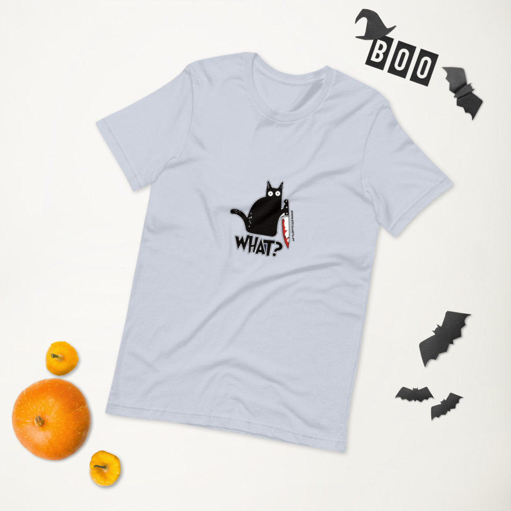 T-shirt unissex com mangas curtas - What - Image 44