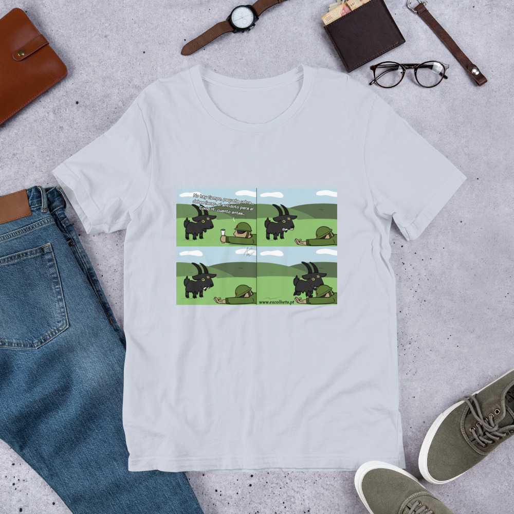 T-shirt unissex com mangas curtas - Baphy cura - Image 22
