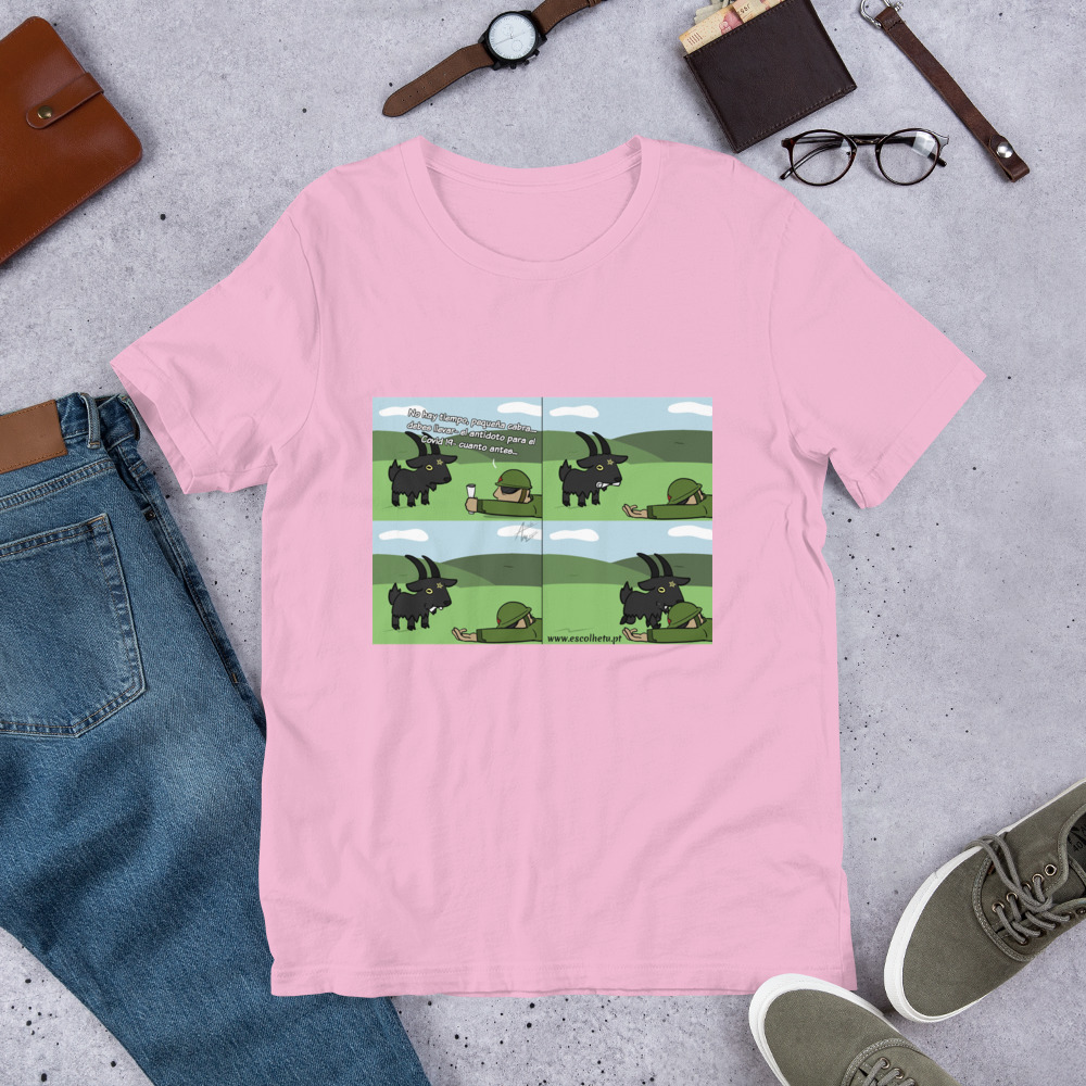 T-shirt unissex com mangas curtas - Baphy cura - Image 18