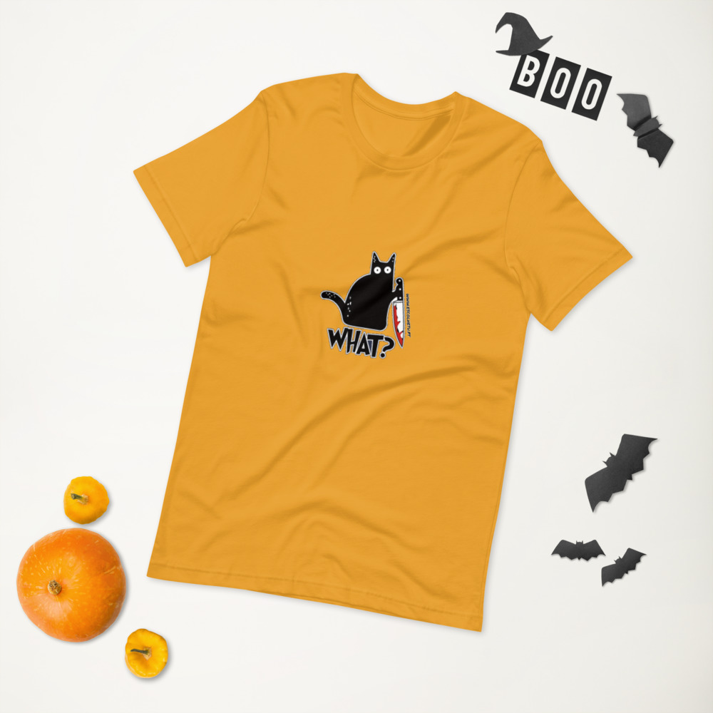 T-shirt unissex com mangas curtas - What - Image 32