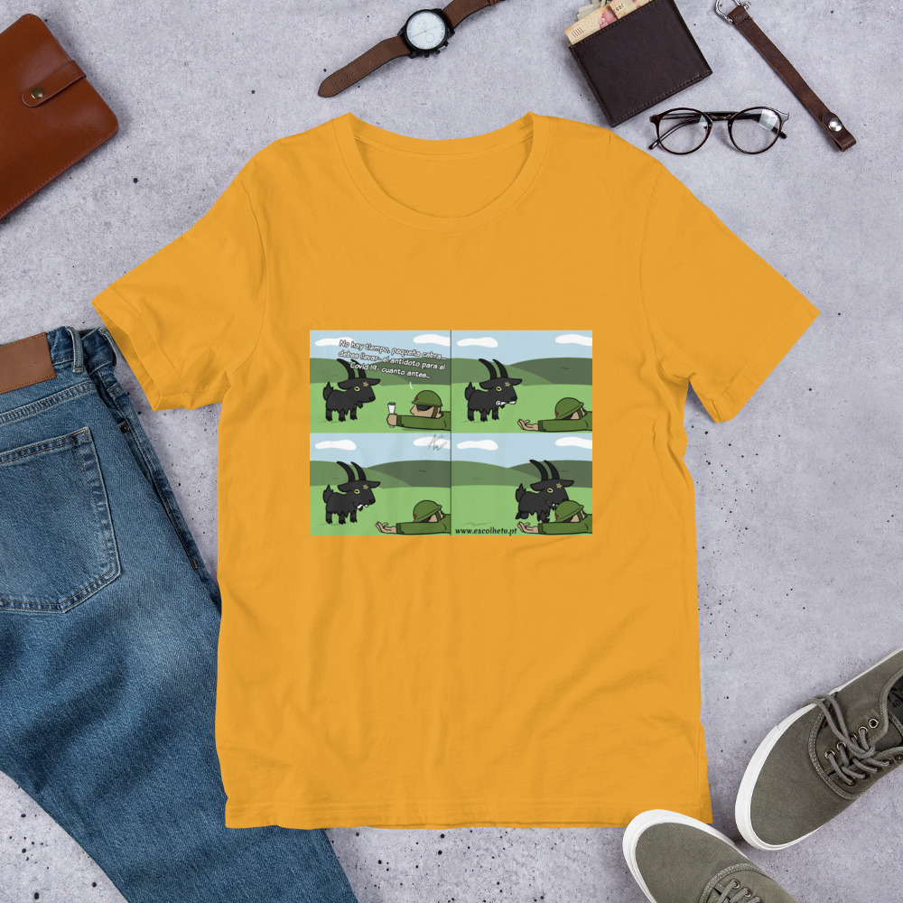 T-shirt unissex com mangas curtas - Baphy cura - Image 16