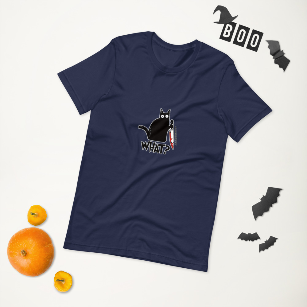 T-shirt unissex com mangas curtas - What - Image 7