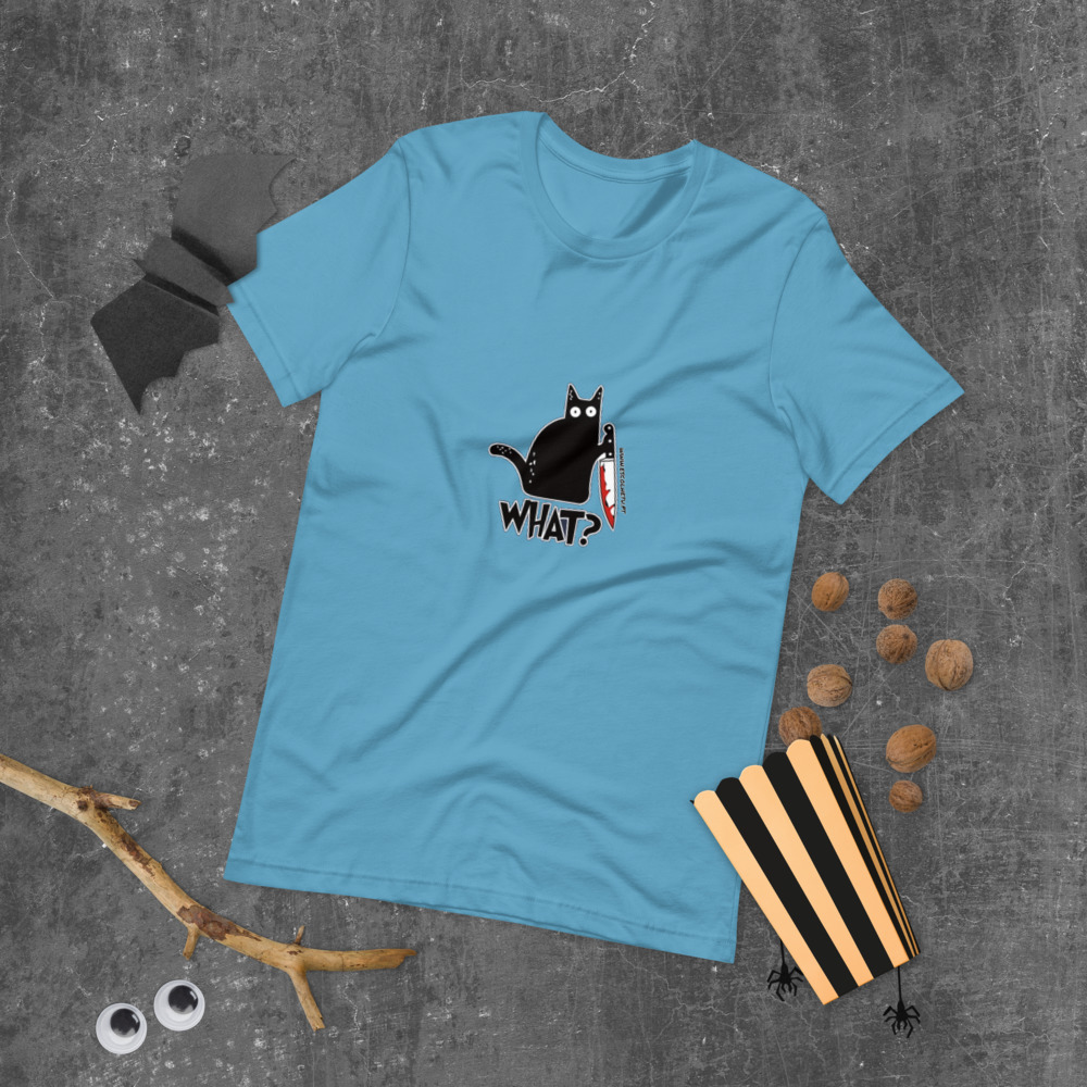 T-shirt unissex com mangas curtas - What - Image 27