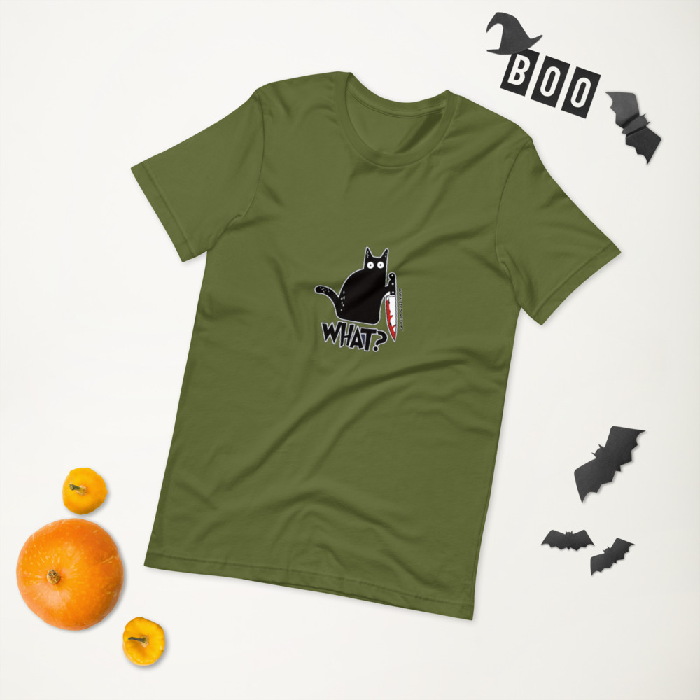 T-shirt unissex com mangas curtas - What - Image 16