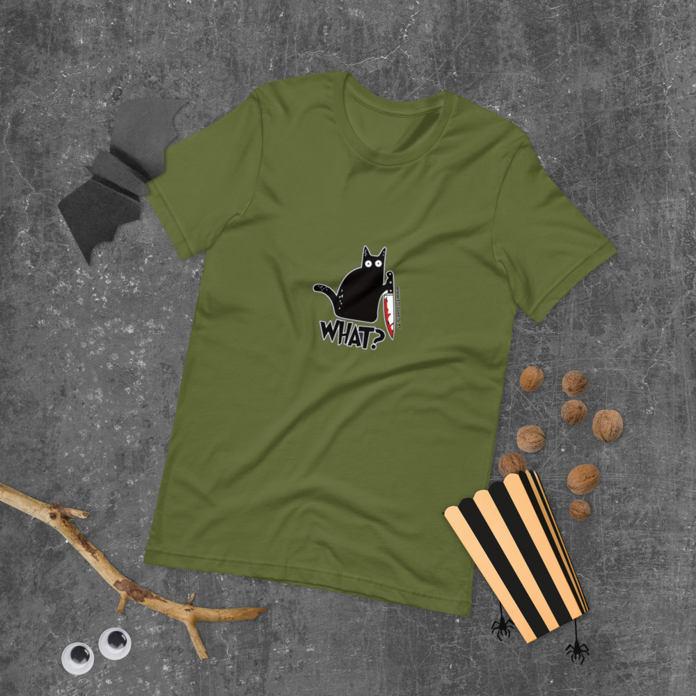 T-shirt unissex com mangas curtas - What - Image 15