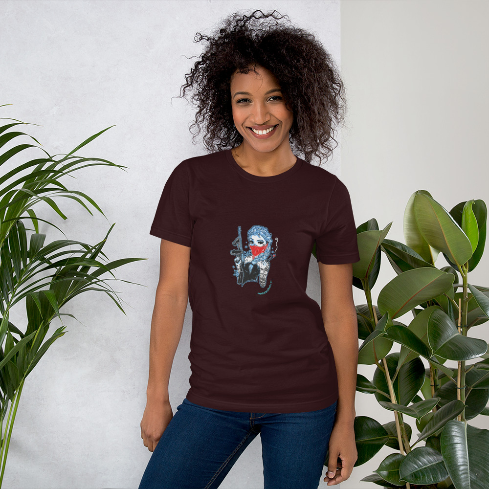 T-shirt unissex com mangas curtas - Frozen rufia - Image 3