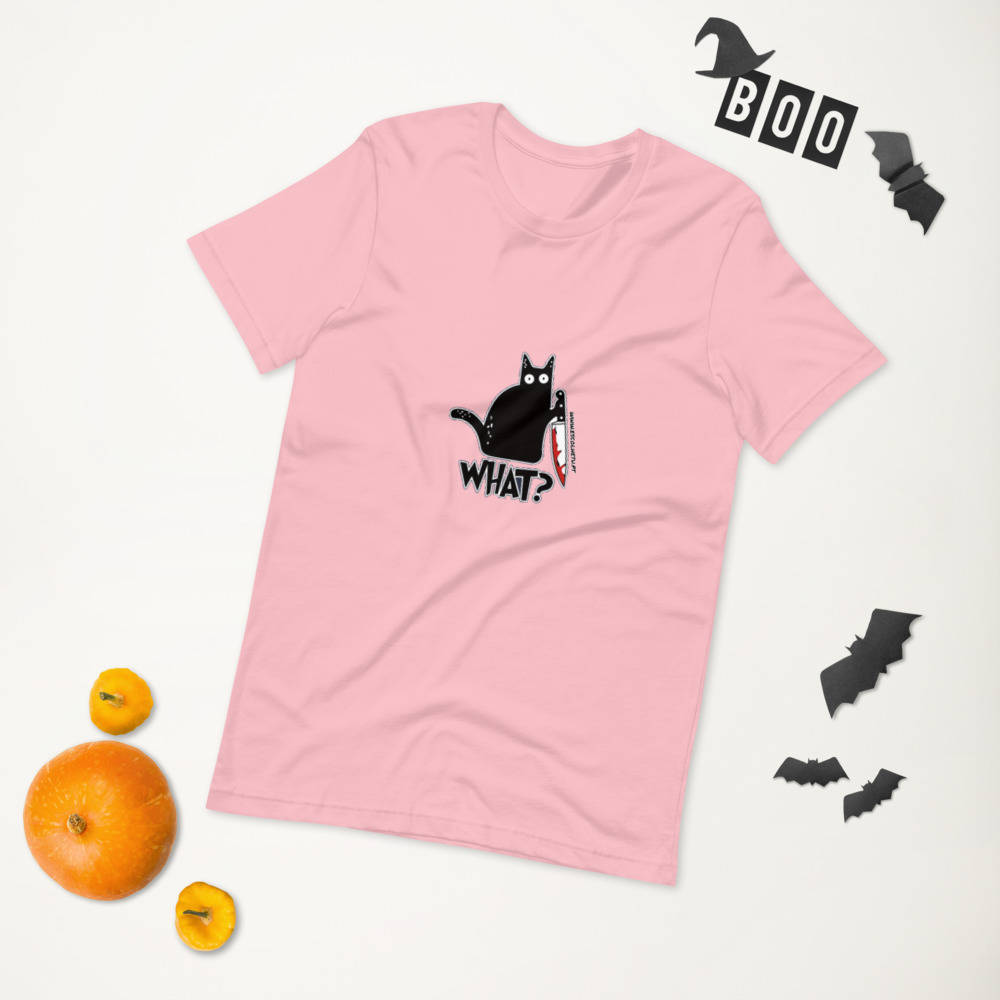 T-shirt unissex com mangas curtas - What - Image 42
