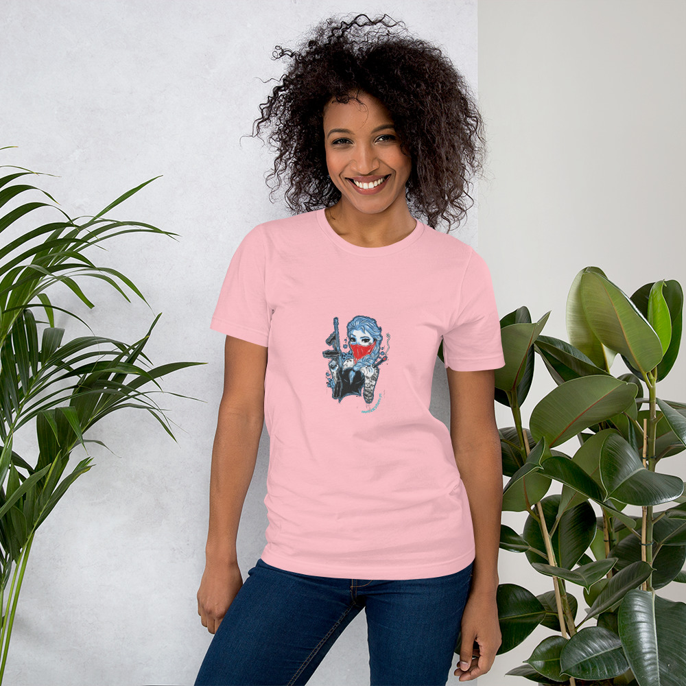 T-shirt unissex com mangas curtas - Frozen rufia - Image 21