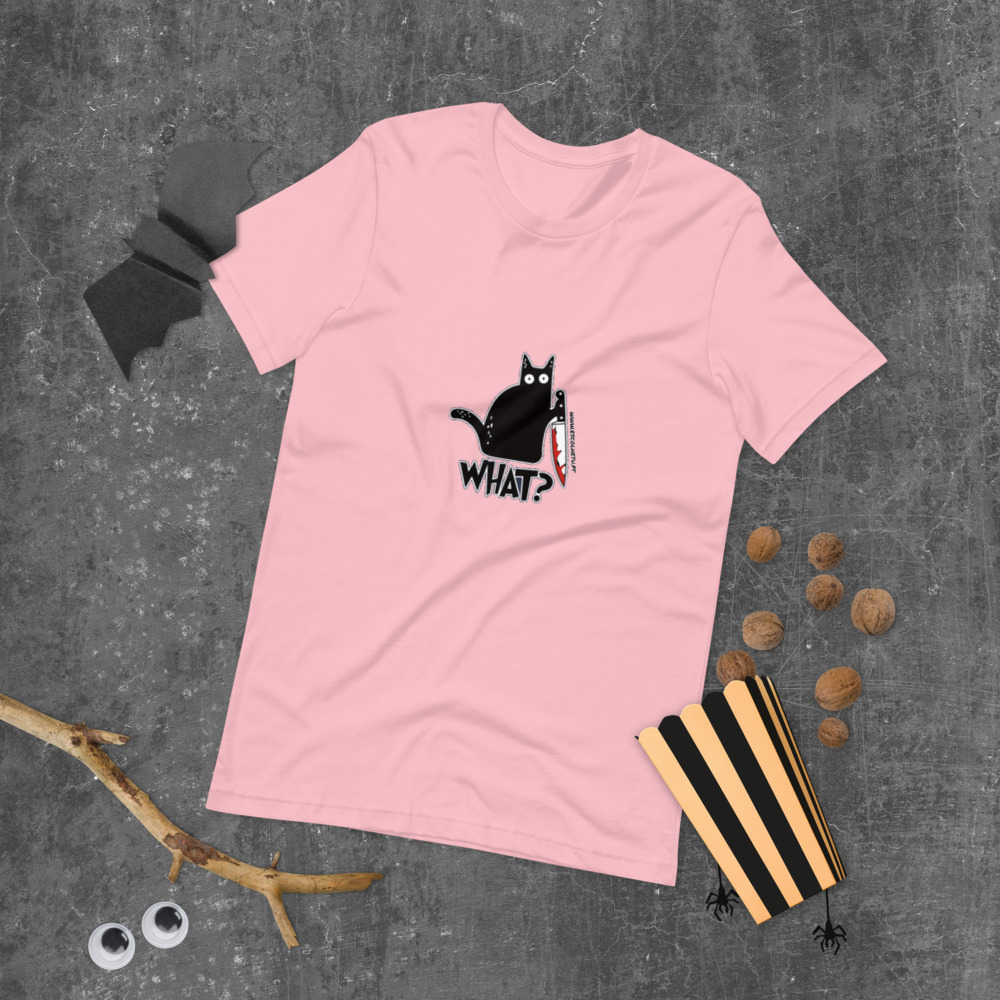 T-shirt unissex com mangas curtas - What - Image 41