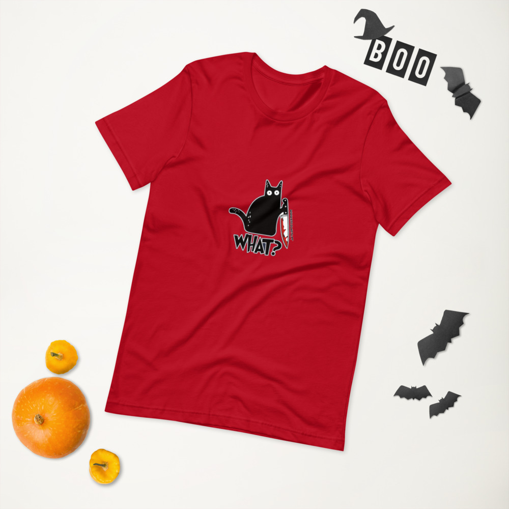 T-shirt unissex com mangas curtas - What