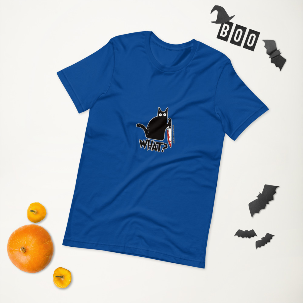 T-shirt unissex com mangas curtas - What - Image 12