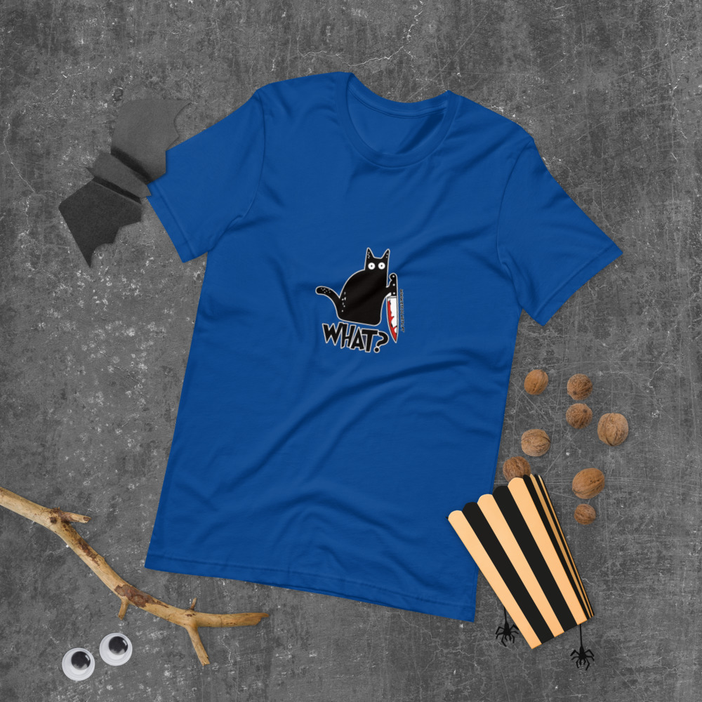 T-shirt unissex com mangas curtas - What - Image 11