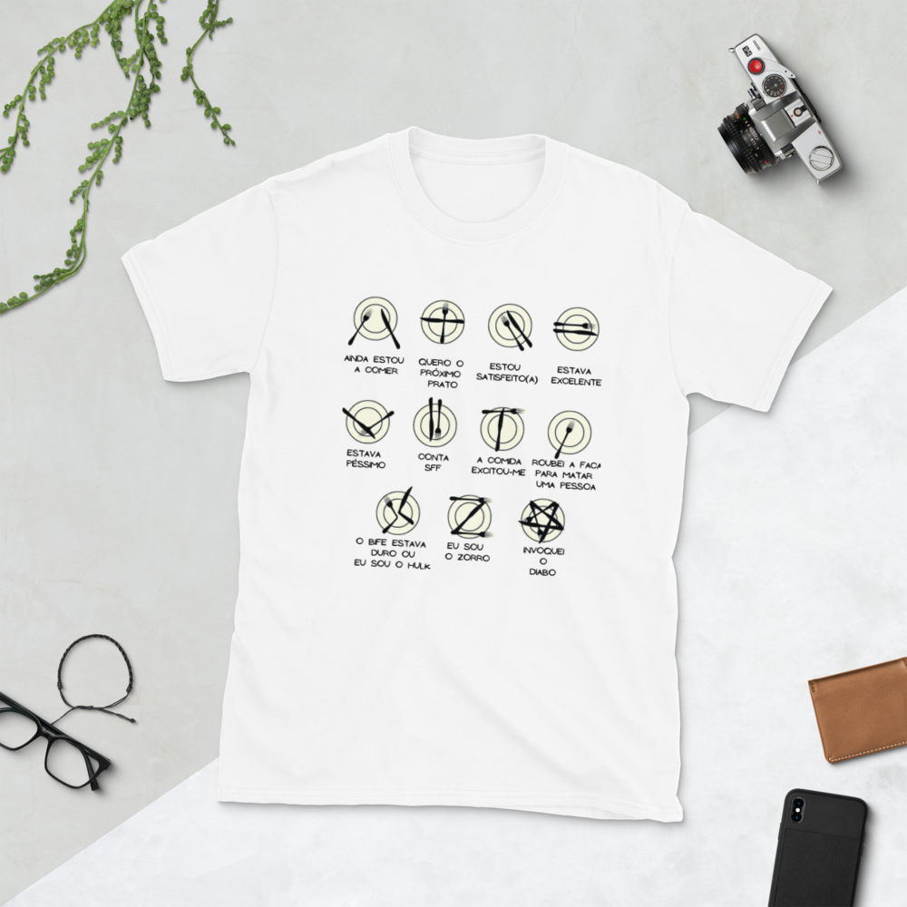 T-shirt Maneiras a mesa