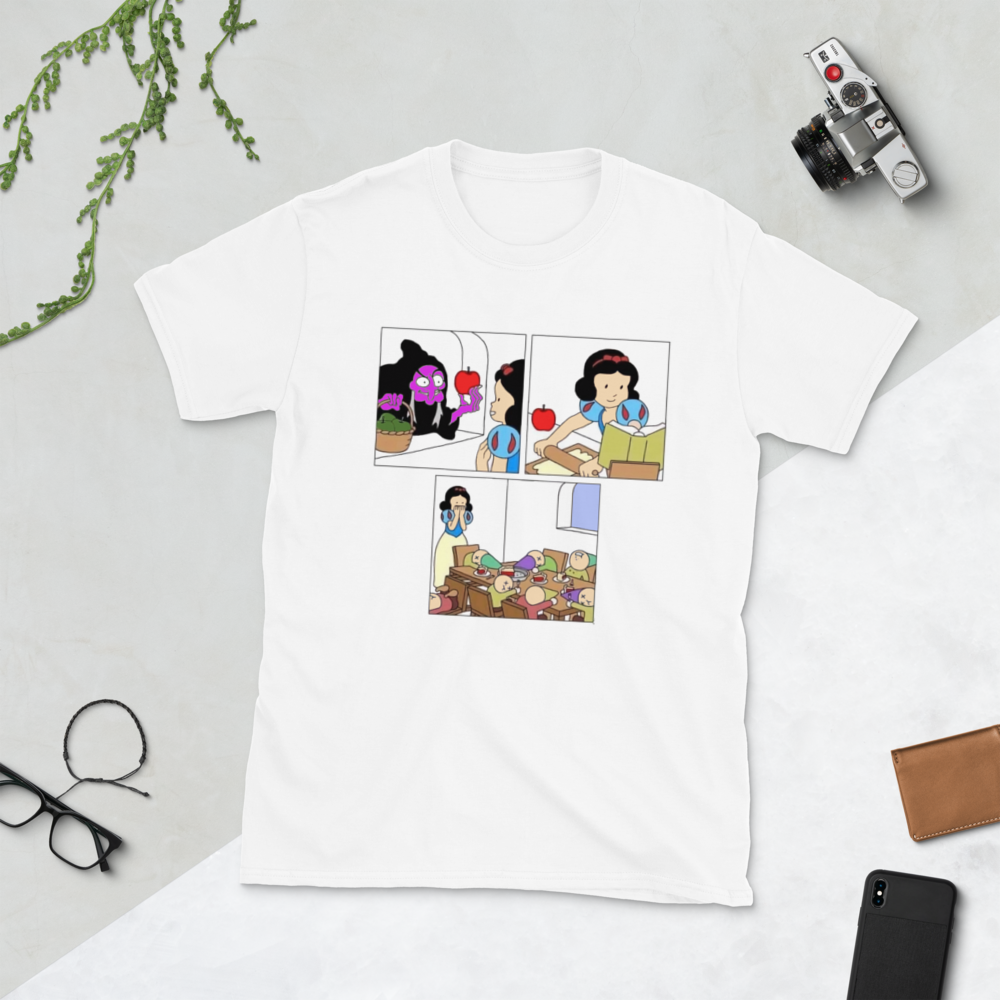 T-shirt Branca de Neve e 0 anões