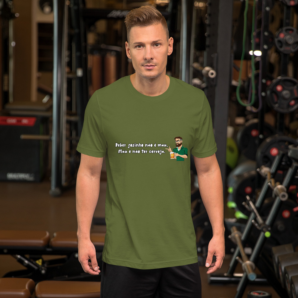 T-shirt Beber sozinho
