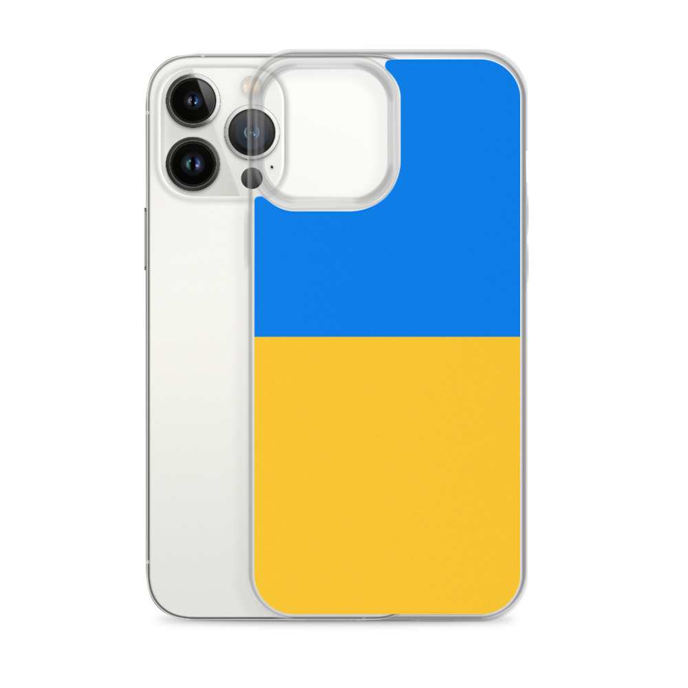 Capa para iPhone - Bandeira Ucrânia