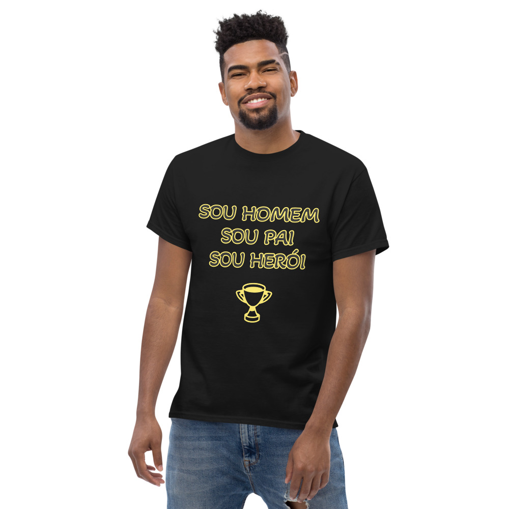 T-shirt Sou Homem Pai Heroi - Image 5