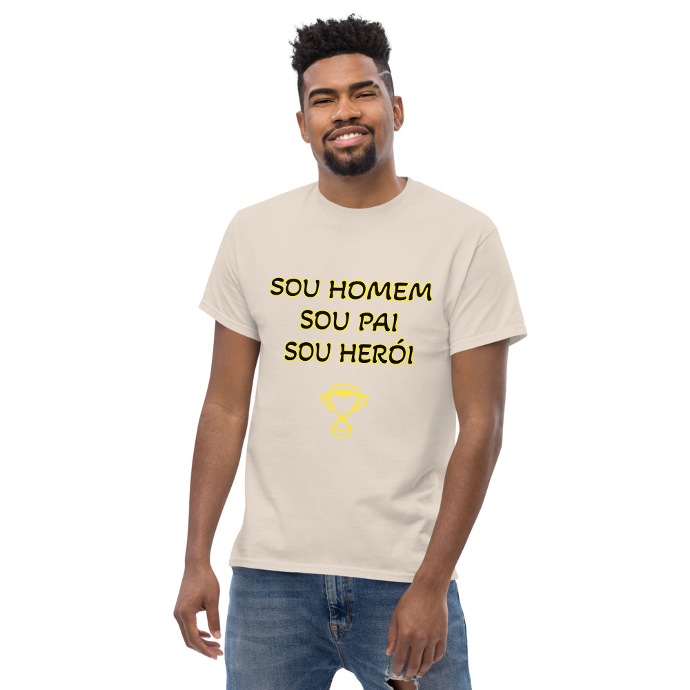 T-shirt Sou Homem Pai Heroi - Image 14