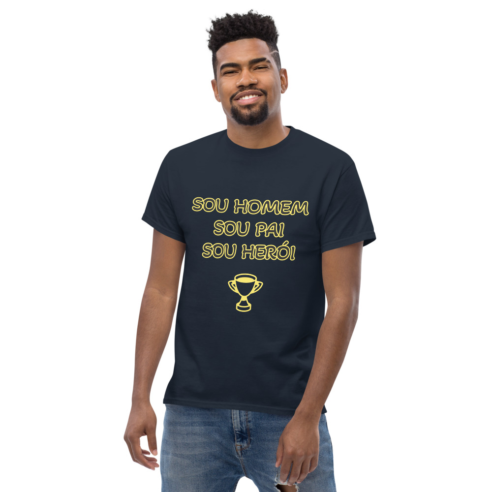 T-shirt Sou Homem Pai Heroi - Image 6