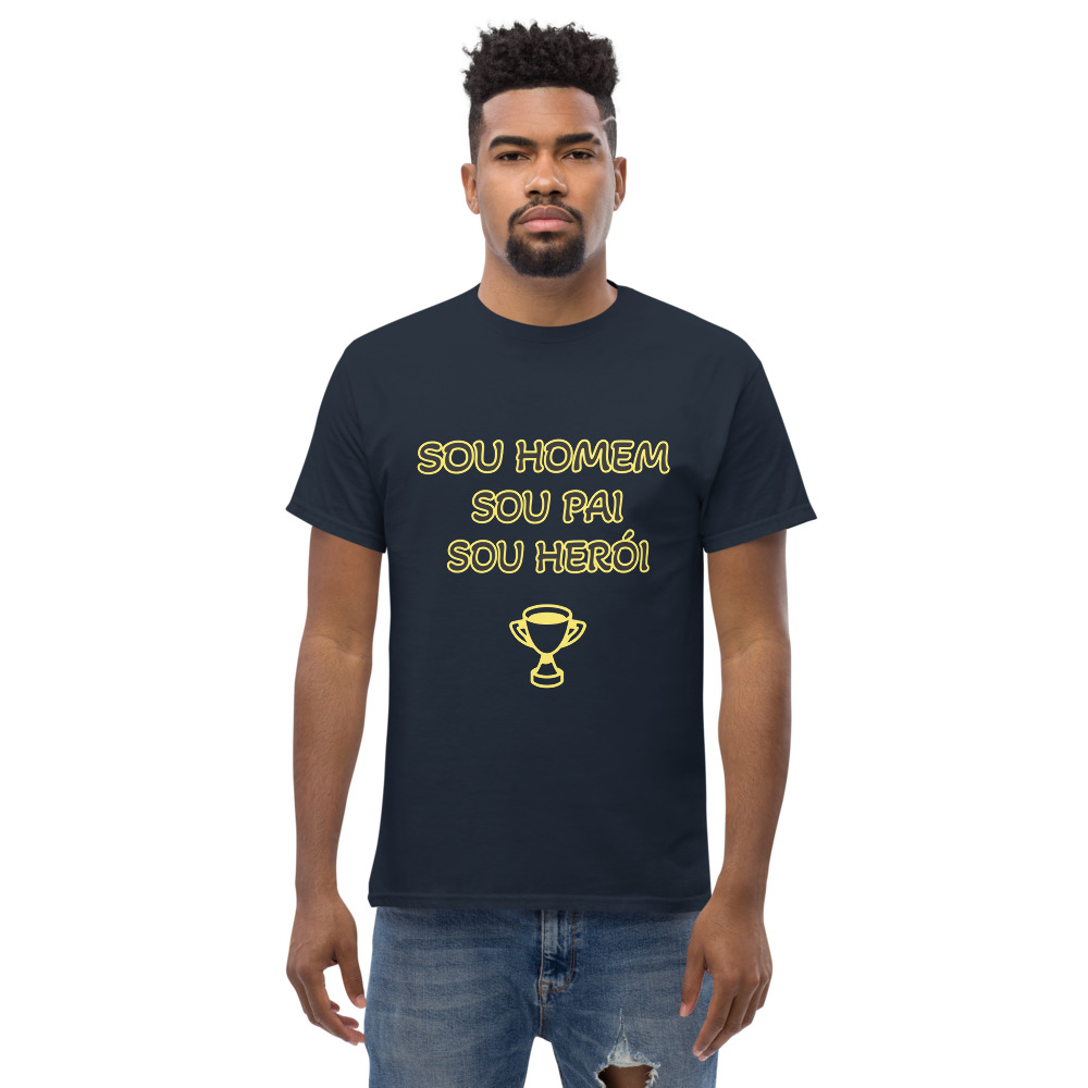 T-shirt Sou Homem Pai Heroi