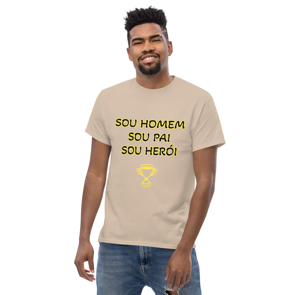 T-shirt Sou Homem Pai Heroi - Image 12
