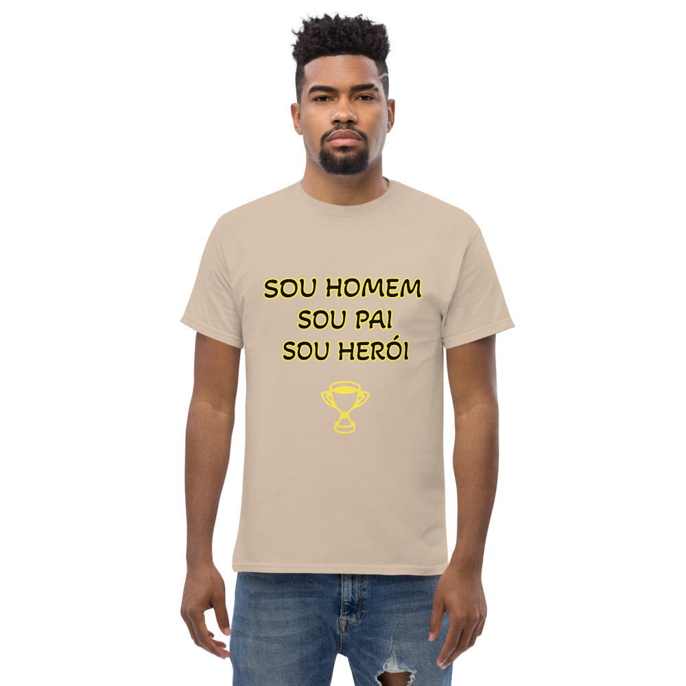 T-shirt Sou Homem Pai Heroi - Image 11