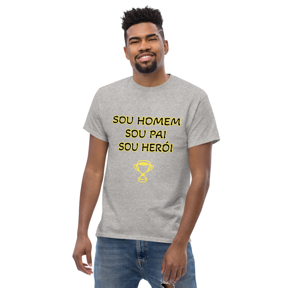 T-shirt Sou Homem Pai Heroi - Image 10