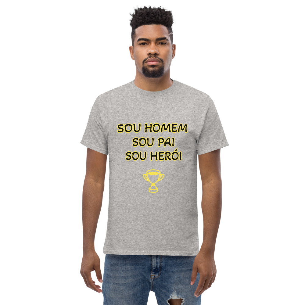 T-shirt Sou Homem Pai Heroi - Image 9