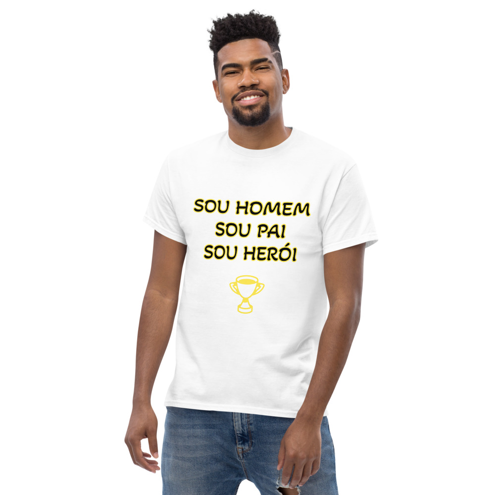 T-shirt Sou Homem Pai Heroi - Image 16