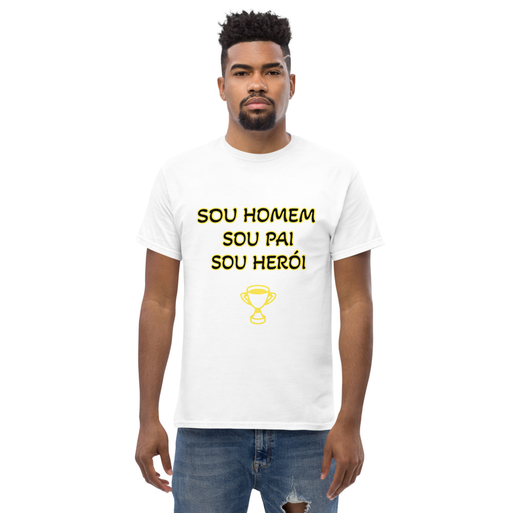 T-shirt Sou Homem Pai Heroi - Image 15