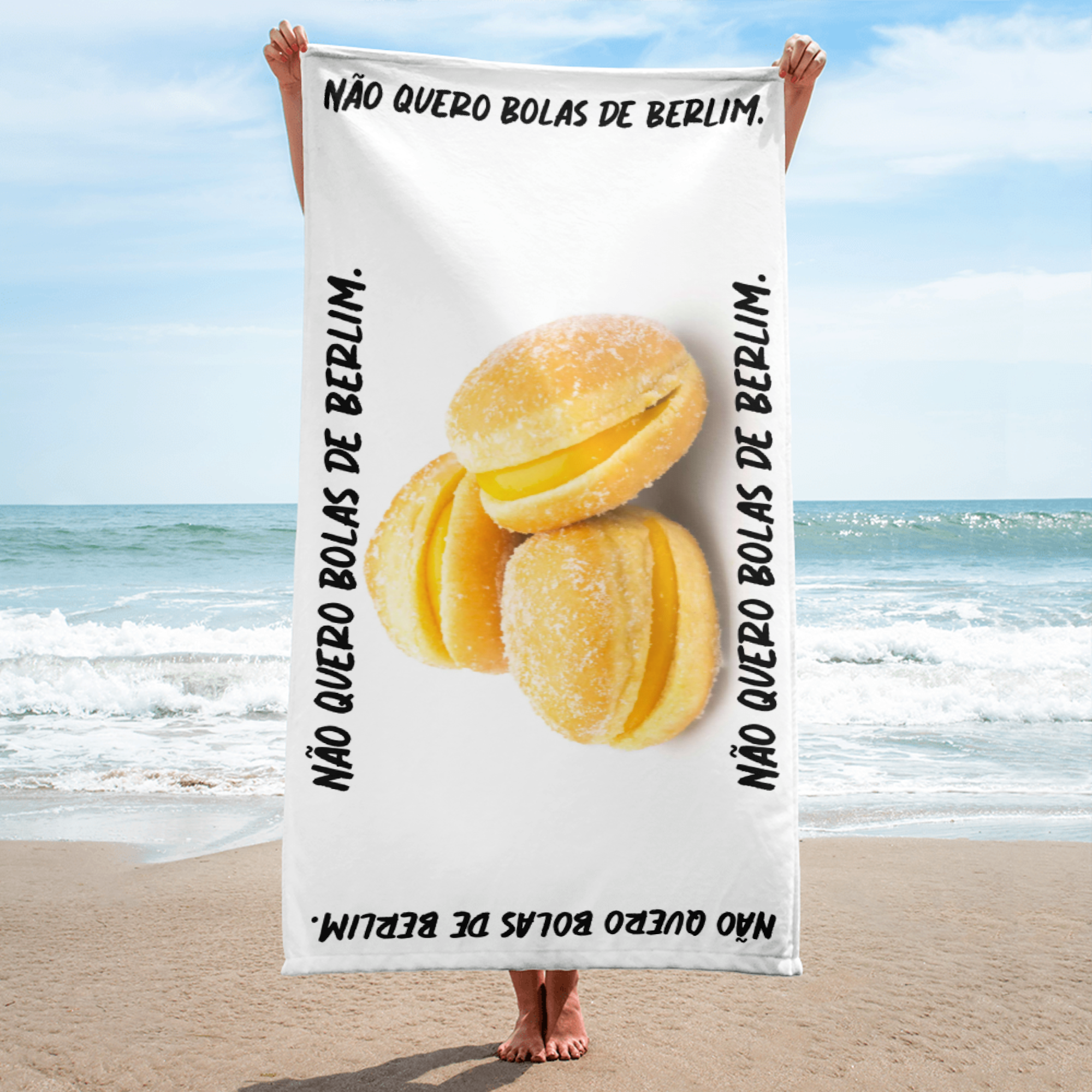 Toalha de praia - Nã quero bolas de berlim - Image 3