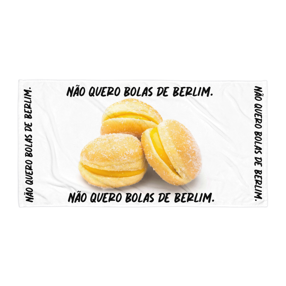 Toalha de praia - Nã quero bolas de berlim - Image 2