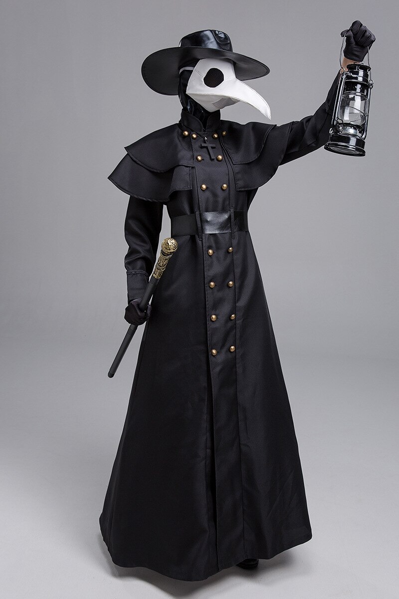 Médico da peste - Disfarce halloween - medieval máscara cosplay - Image 2