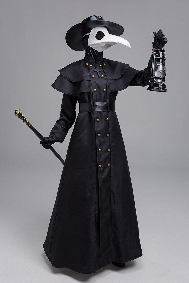Médico da peste - Disfarce halloween - medieval máscara cosplay - Image 3