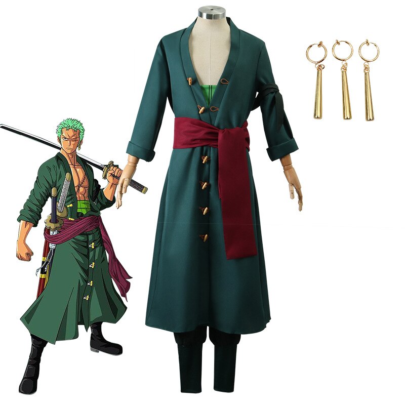 Zoro cosplay e anime - rpg cosplay traje